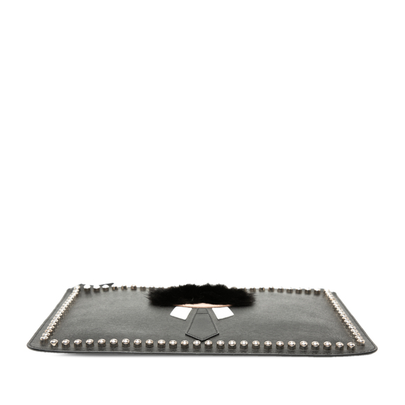 Pre-Loved Fendi Calfskin Karlito Clutch - Picture 3 of 7